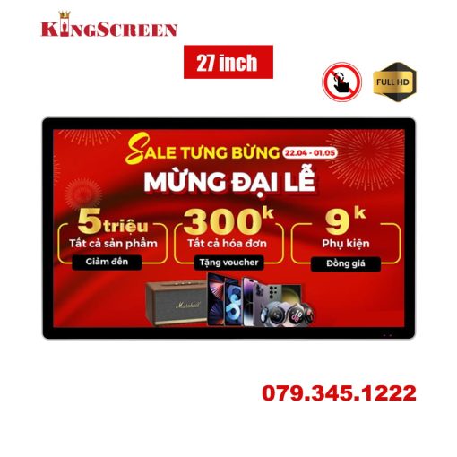 Màn hình quảng cáo treo tường 27 inch KingScreen