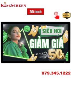 Màn hình quảng cáo treo tường cảm ứng 55 inch - KingScreen