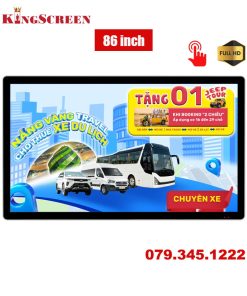 Màn hình quảng cáo treo tường cảm ứng 86 inch - KingScreen