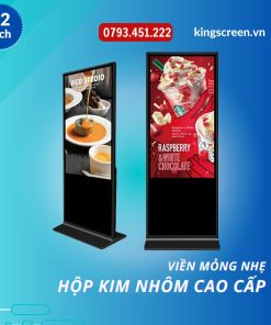 màn hình quảng cáo chân đứng cảm ứng 32 inch