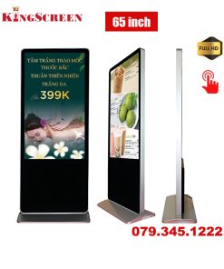 màn hình quảng cáo chân đứng cảm ứng 65 inch - KingScreen