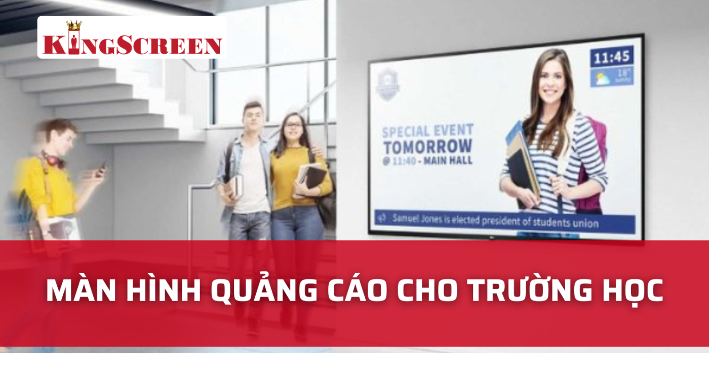 màn hình quảng cáo cho trường học 12349