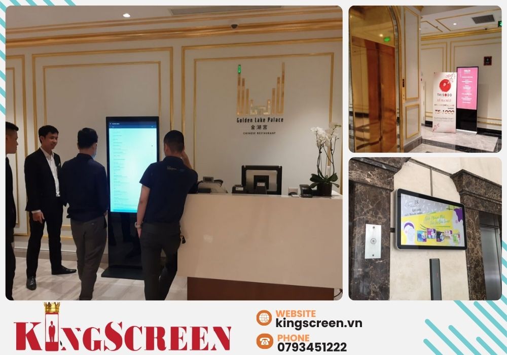 Với kinh nghiệm triển khai hàng loạt dự án màn hình quảng cáo cho khách sạn 5 sao, Kingscreen cam kết mang đến giải pháp tối ưu với chất lượng hình ảnh sắc nét, độ bền cao