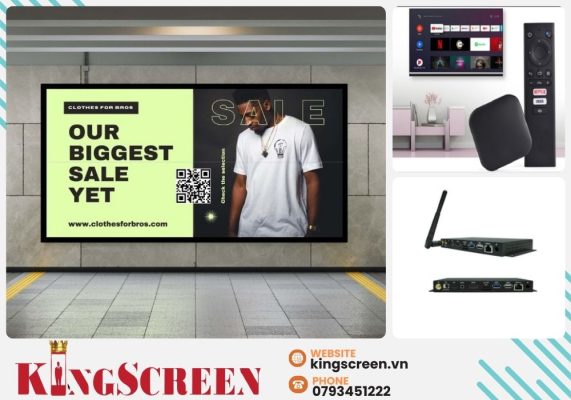Công ty Kingscreen là đơn vị hàng đầu cung cấp giải pháp Android Box cho hệ thống Digital Signage.