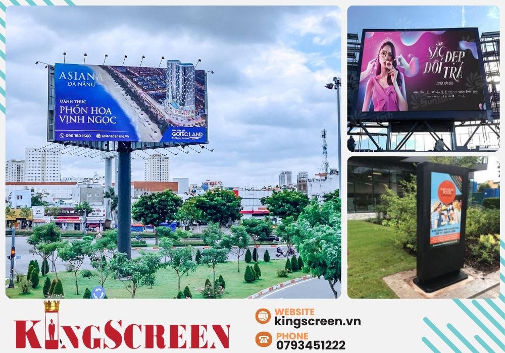 Kingscreen là đơn vị chuyên cung cấp màn hình quảng cáo với công nghệ hiện đại, đảm bảo độ bền cao và hình ảnh sắc nét, phục vụ đa dạng ngành nghề