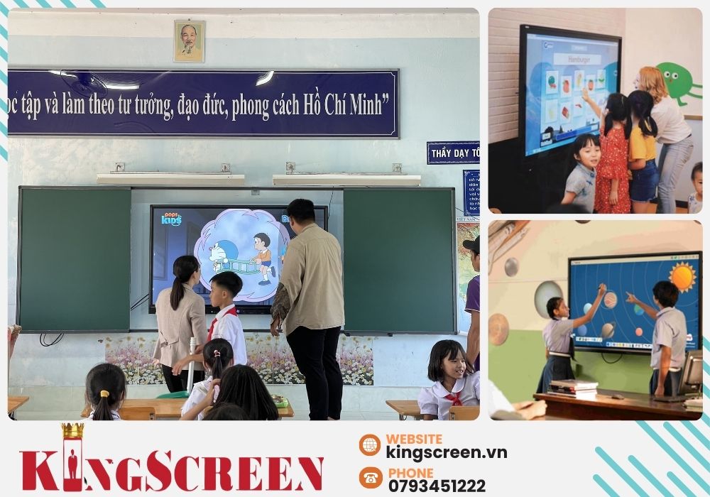Kingscreen là nhà cung cấp hàng đầu trong lĩnh vực màn hình quảng cáo, mang đến giải pháp hiển thị chất lượng cao cho các cơ sở giáo dục.