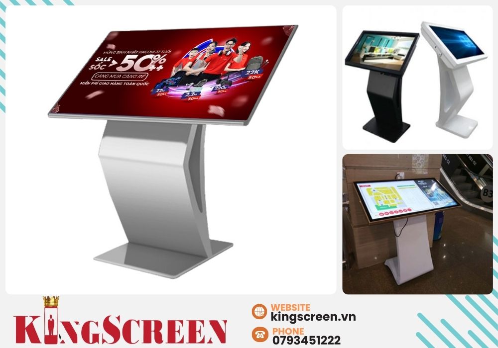 Với những ưu điểm vượt trội, màn hình quảng cáo chân quỳ là giải pháp lý tưởng giúp doanh nghiệp tăng cường hiệu quả truyền thông.