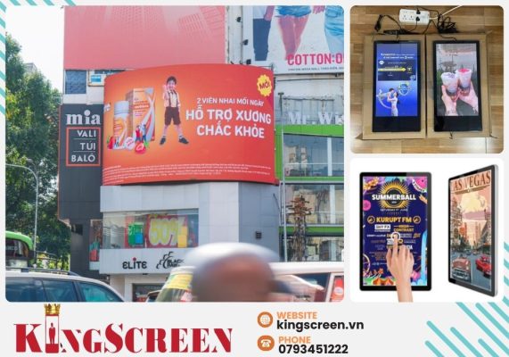 Kingscreen cam kết cung cấp các dịch vụ bảo trì và hỗ trợ kỹ thuật cho màn hình quảng cáo, giúp doanh nghiệp của bạn duy trì hoạt động liên tục và hiệu quả.