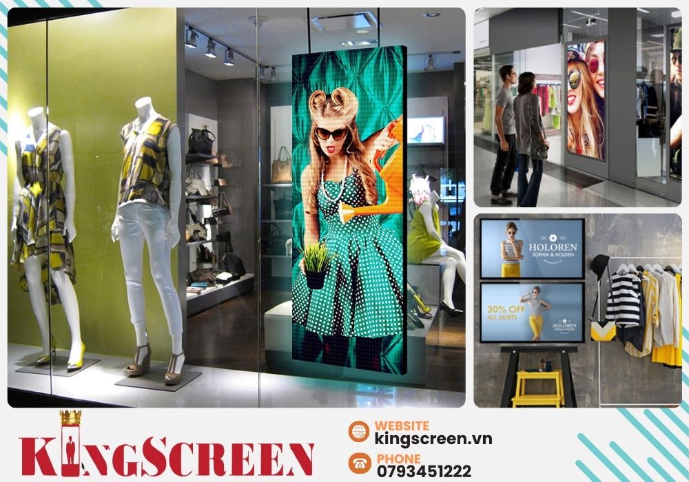 Các màn hình quảng cáo không chỉ giúp nâng cao trải nghiệm khách hàng mà còn thúc đẩy hiệu quả bán hàng.