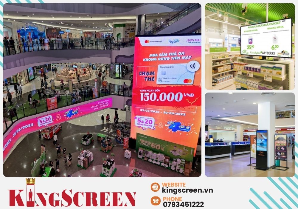 Màn hình quảng cáo còn giúp doanh nghiệp khẳng định vị thế thương hiệu bằng cách tạo ra một không gian hiện đại, công nghệ cao, nâng cao trải nghiệm khách hàng.