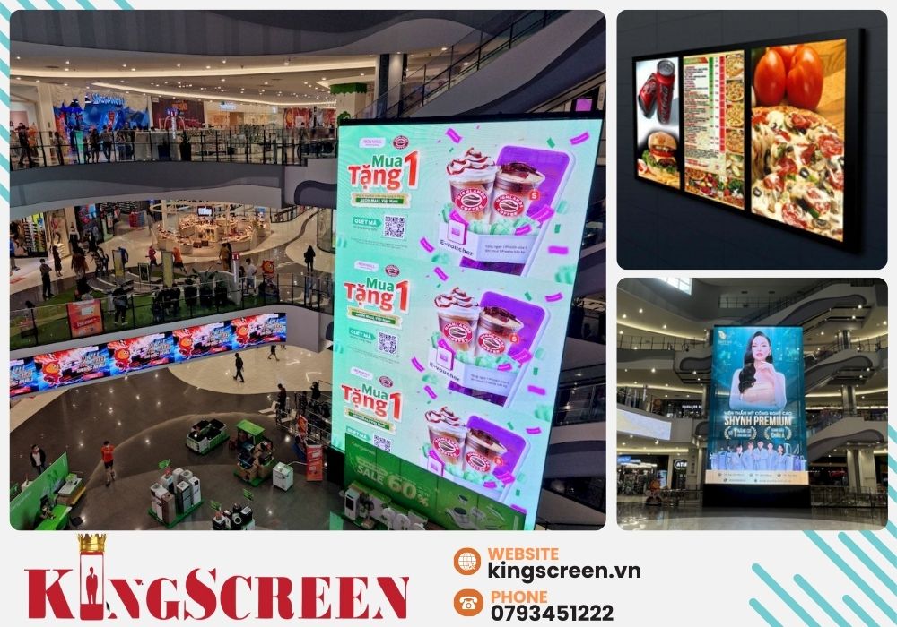 Kingscreen là đơn vị hàng đầu chuyên cung cấp các giải pháp màn hình LED, màn hình kỹ thuật số, phục vụ nhu cầu quảng cáo của doanh nghiệp