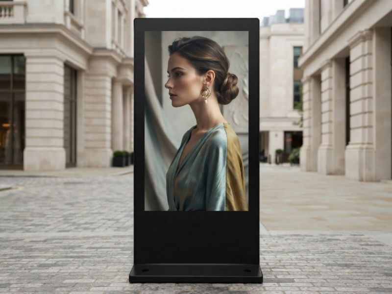 Giới thiệu màn hình quảng cáo chân đứng ngoài trời 86 inch