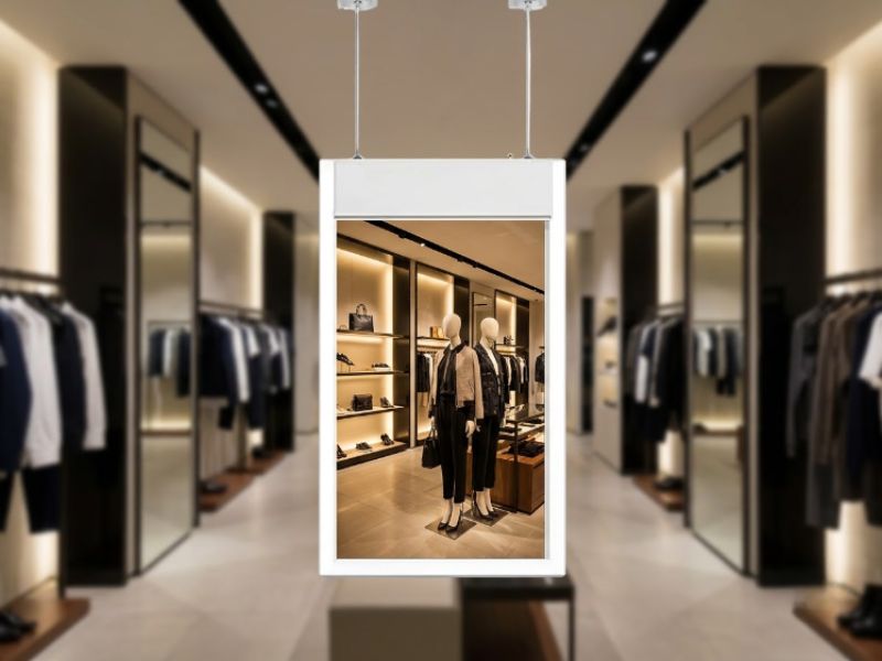 Giới thiệu màn hình quảng cáo thả trần 1 mặt 43 inch