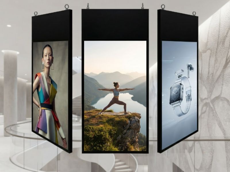 Giới thiệu màn hình quảng cáo thả trần 1 mặt 50 inch