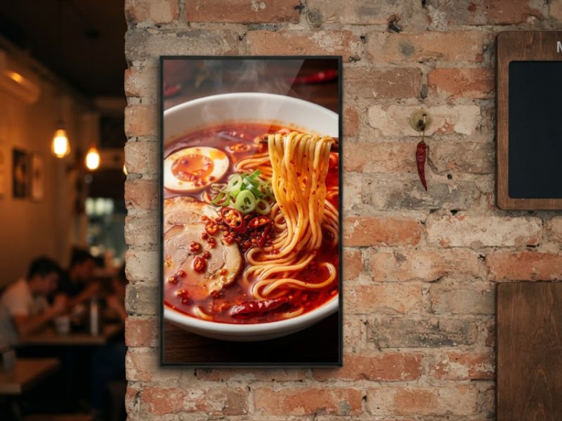Khám phá màn hình quảng cáo treo tường siêu mỏng 43 inch