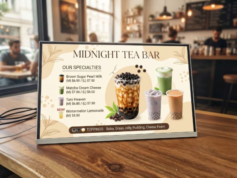 Màn hình quảng cáo để bàn 24 inch vận hành cực kỳ mượt mà