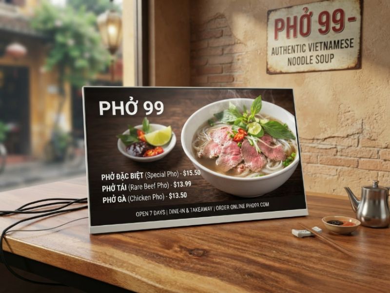 Màn hình quảng cáo để bàn 34 inch góc nhìn cực rộng