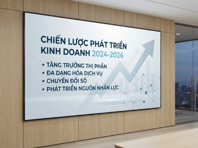 Không gian lắp đặt màn hình led p2.5 trong nhà