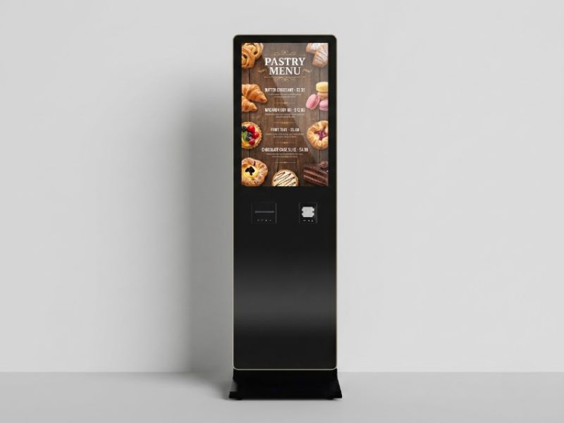Không gian lắp kiosk bán hàng tự động 32 inch