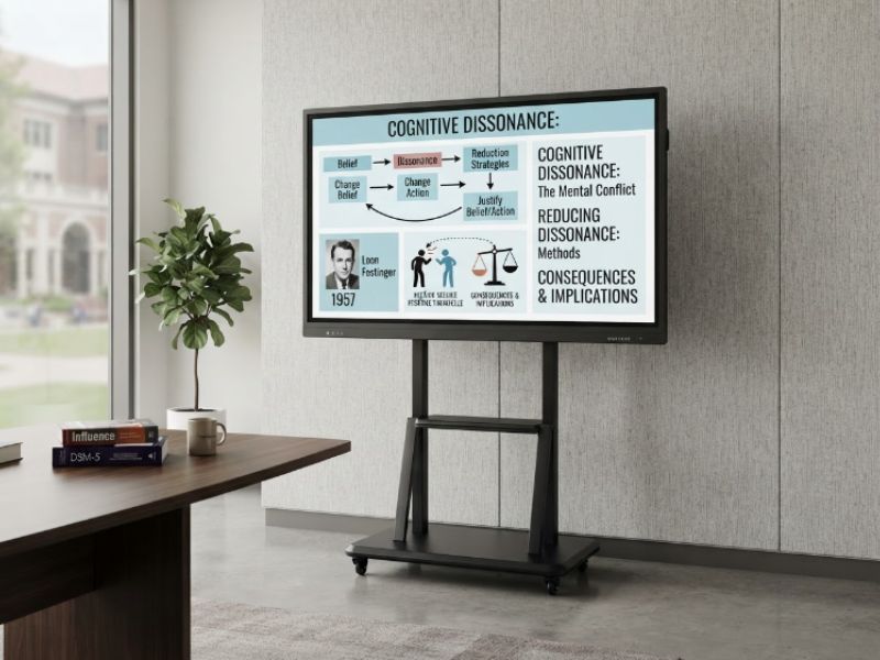 Không gian lắp màn hình tương tác thông minh KingScreen 65 inch