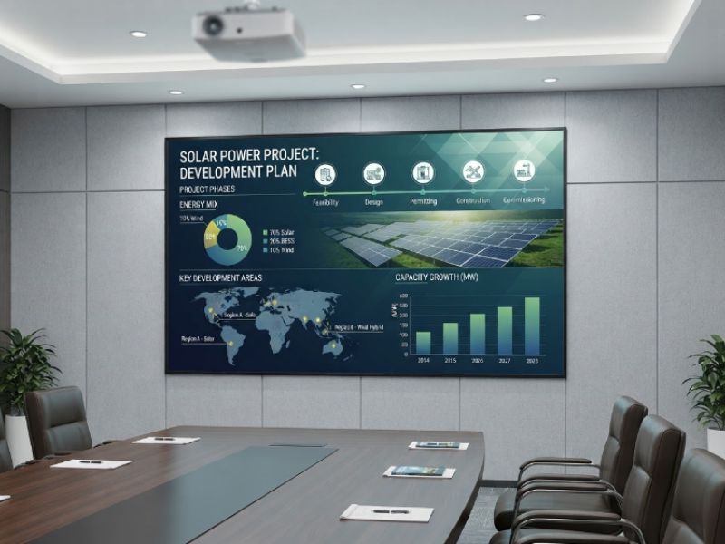 Vị trí lắp đặt màn hình led p1.53 trong nhà
