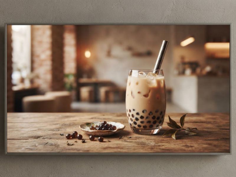 Vị trí lắp đặt màn hình quảng cáo treo tường 65 inch viền mỏng 10mm