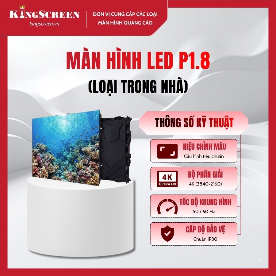 Màn hình LED P1.8 trong nhà