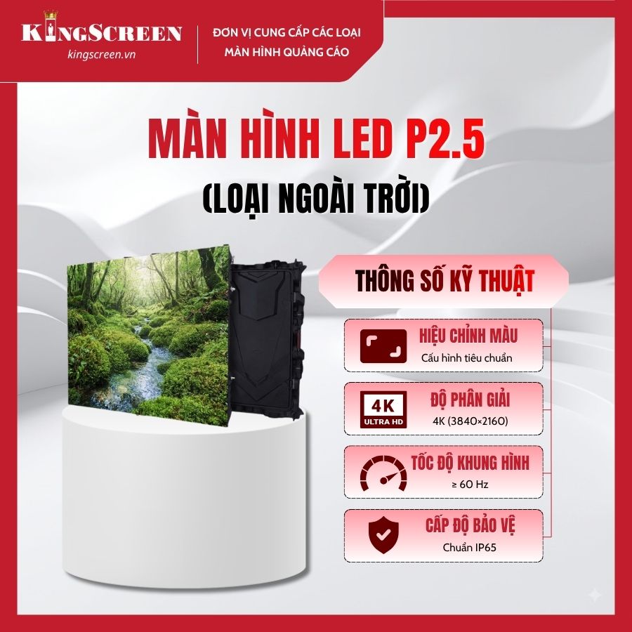 Màn hình LED P2.5 ngoài trời