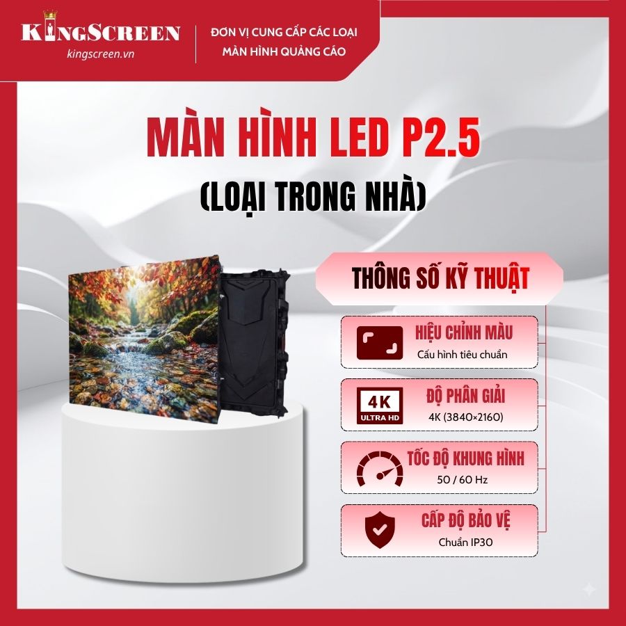 Màn hình LED P2.5 trong nhà