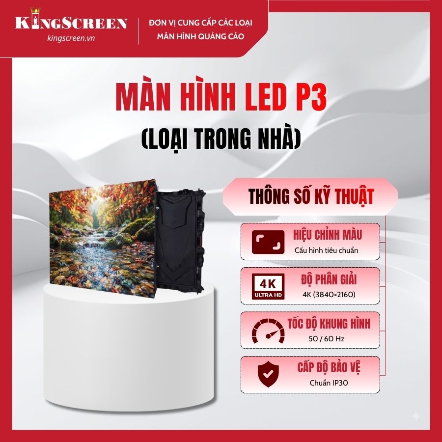 Màn hình LED P3 trong nhà