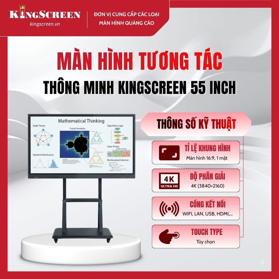 Màn hình tương tác thông minh KingScreen 55 inch